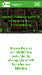 Mobile Screenshot of greenkeymexico.org